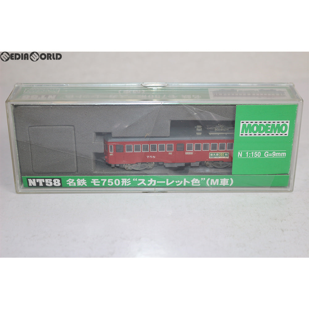 【中古即納】[RWM] NT58 名鉄 モ750形 スカーレット色(M車) Nゲージ 9mm 鉄道模型 MODEMO(モデモ) (20061130)