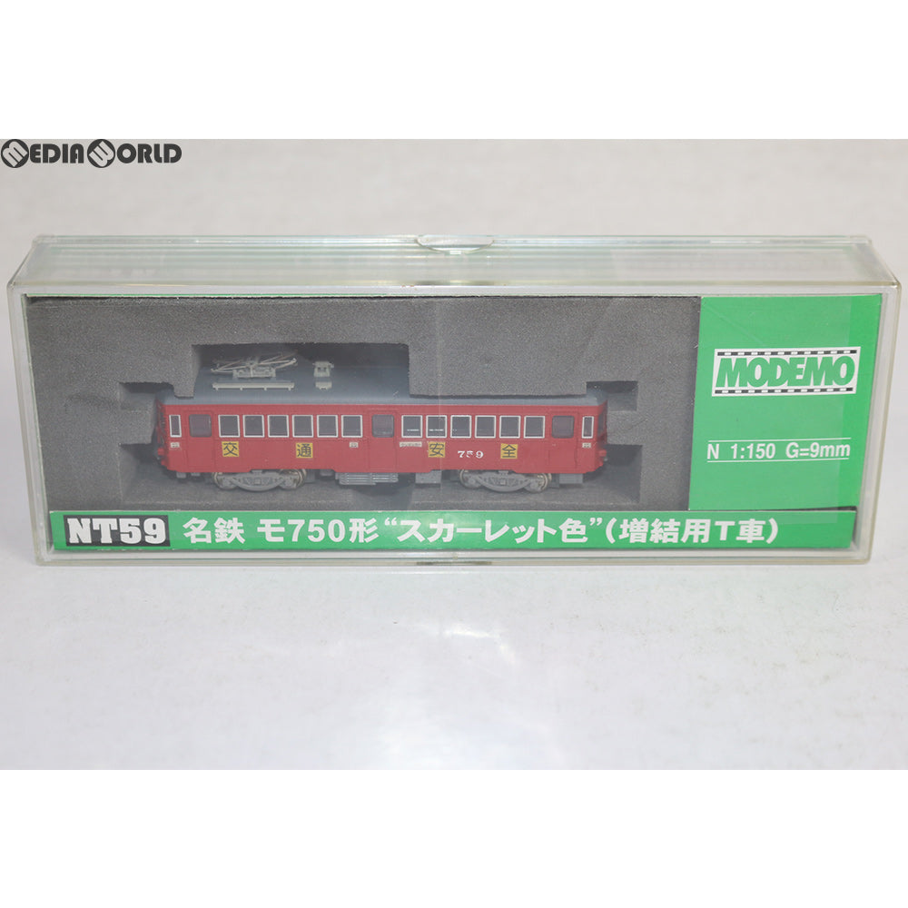 【中古即納】[RWM] NT59 名鉄 モ750形 スカーレット色(増結用T車) Nゲージ 9mm 鉄道模型 MODEMO(モデモ) (20061130)