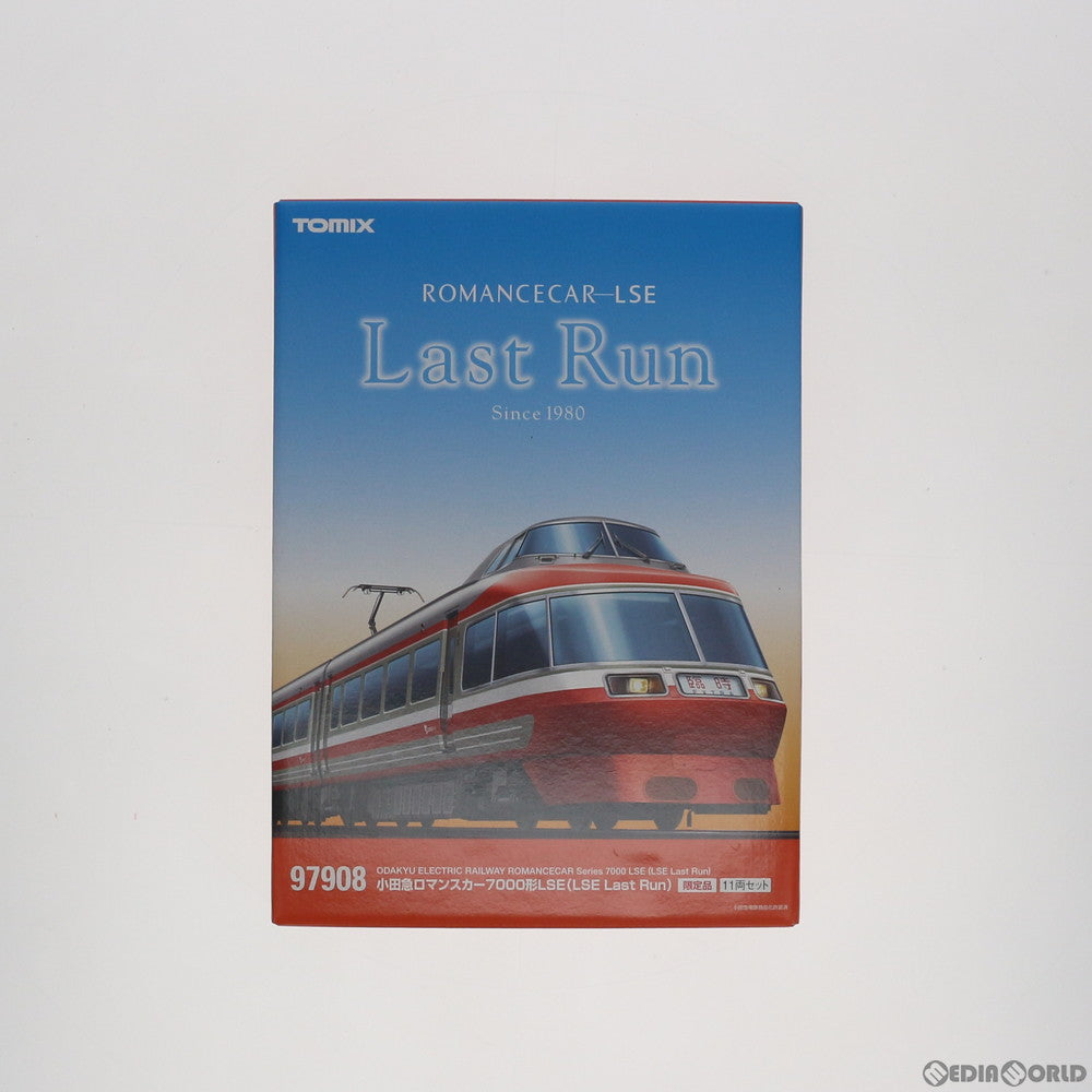【中古即納】[RWM] 97908 限定品 小田急ロマンスカー7000形LSE(LSE Last Run) セット(11両) (動力付き) Nゲージ 鉄道模型 TOMIX(トミックス) (20190601)