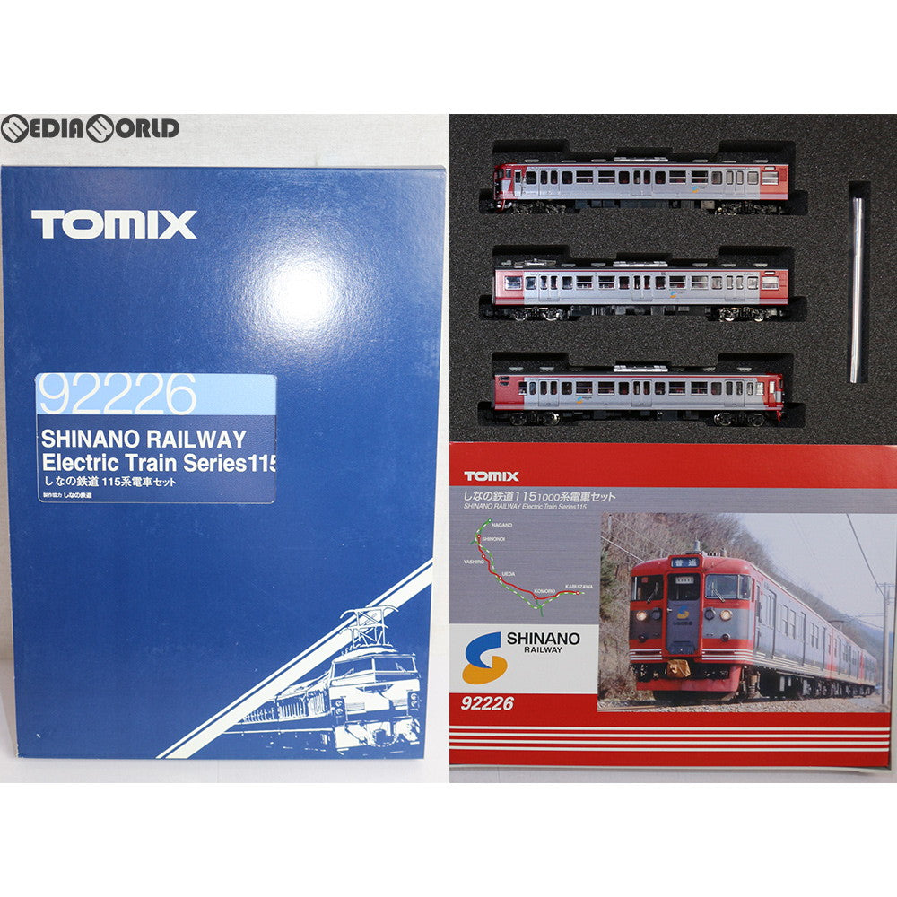 【中古即納】[RWM] 92226 しなの鉄道115系電車セット(3両) Nゲージ 鉄道模型 TOMIX(トミックス) (20020927)