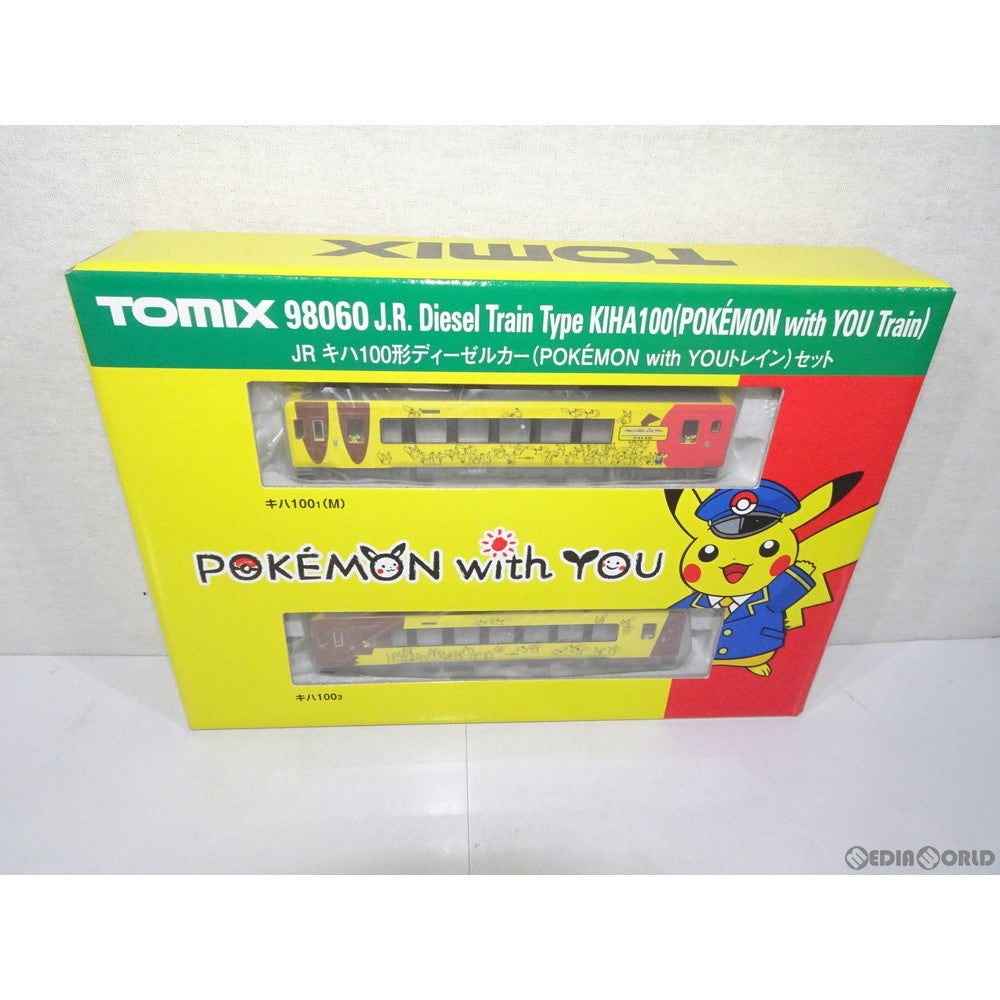 【中古即納】[RWM] 98060 JR キハ100形ディーゼルカー(POKEMON with YOUトレイン) セット(2両) Nゲージ 鉄道模型 TOMIX(トミックス) (20190801)