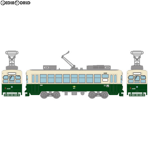 【中古即納】[RWM] 301172 鉄道コレクション(鉄コレ) 長崎電気軌道300形 306号(動力無し) Nゲージ 鉄道模型 TOMYTEC(トミーテック) (20190720)