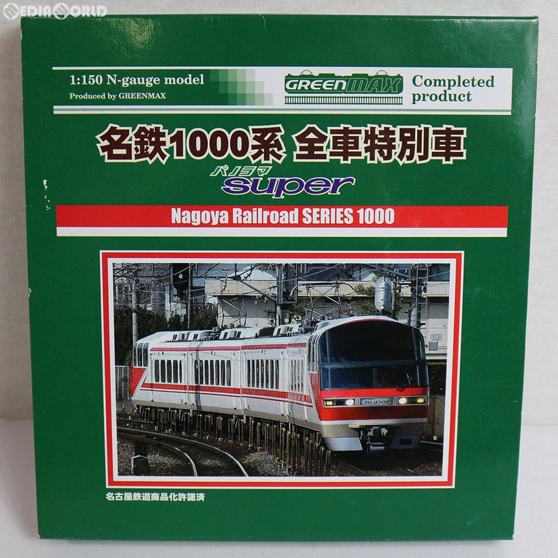 国産日本製グリーンマックス 4187 名鉄1000系 パノラマsuper 4両　動力付き 私鉄車輌