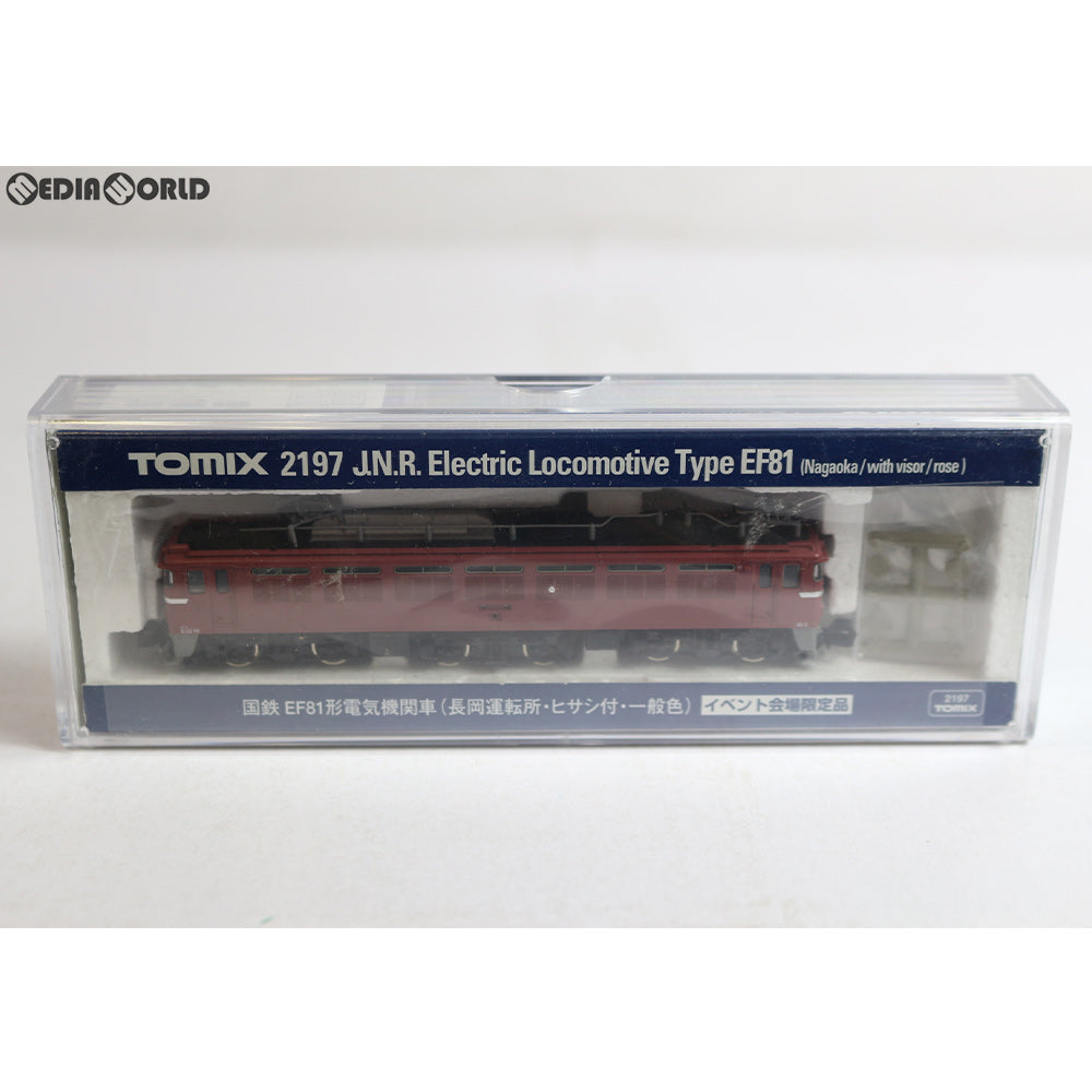 【中古即納】[RWM] 2197 国鉄 EF81形電気機関車(長岡運転所・ヒサシ付・一般色) イベント会場限定品 Nゲージ 鉄道模型 TOMIX(トミックス) (20070810)