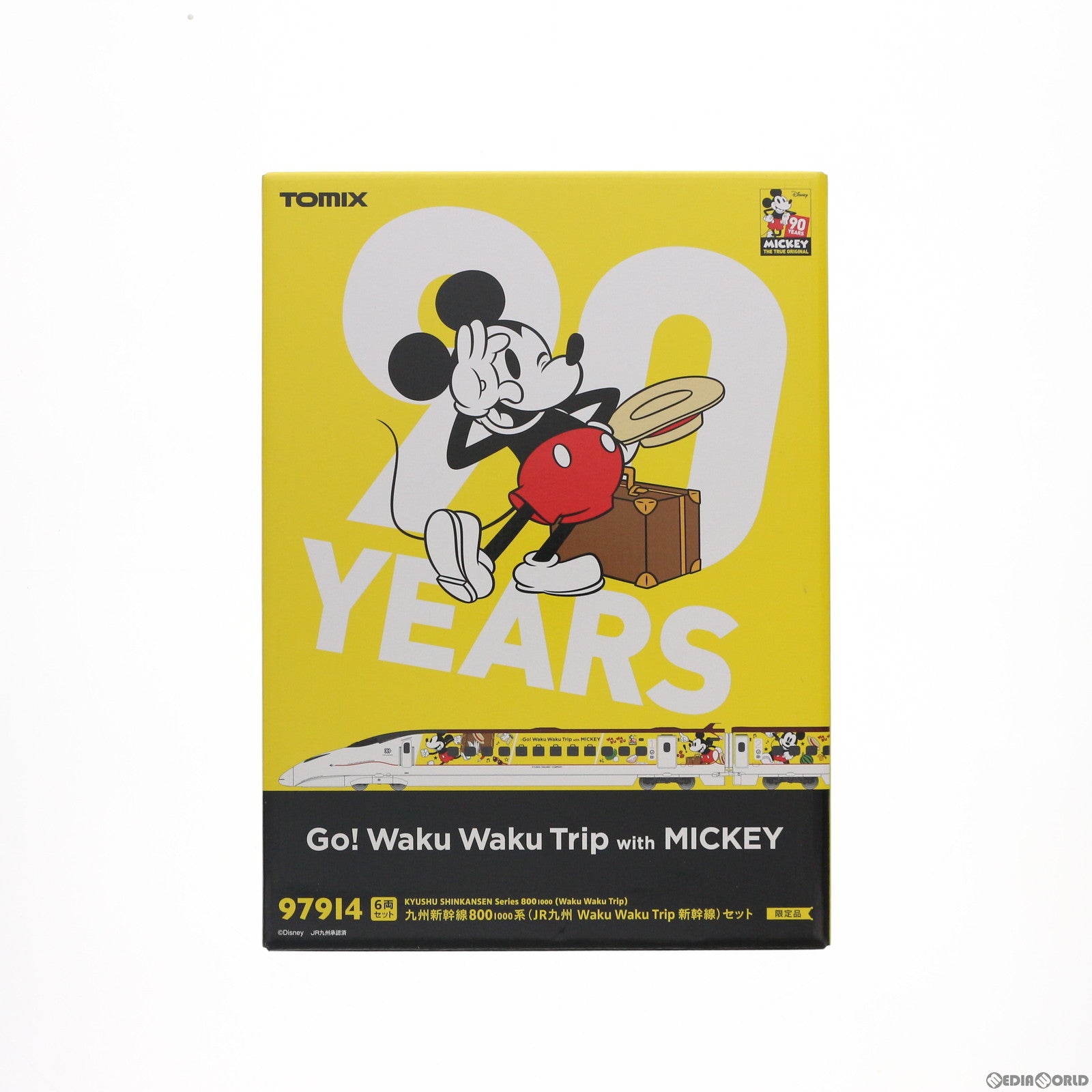 【中古即納】[RWM] 97914 限定品 九州新幹線800-1000系(JR九州 Waku Waku Trip 新幹線) セット(6両) (動力付き) Nゲージ 鉄道模型 TOMIX(トミックス) (20191101)