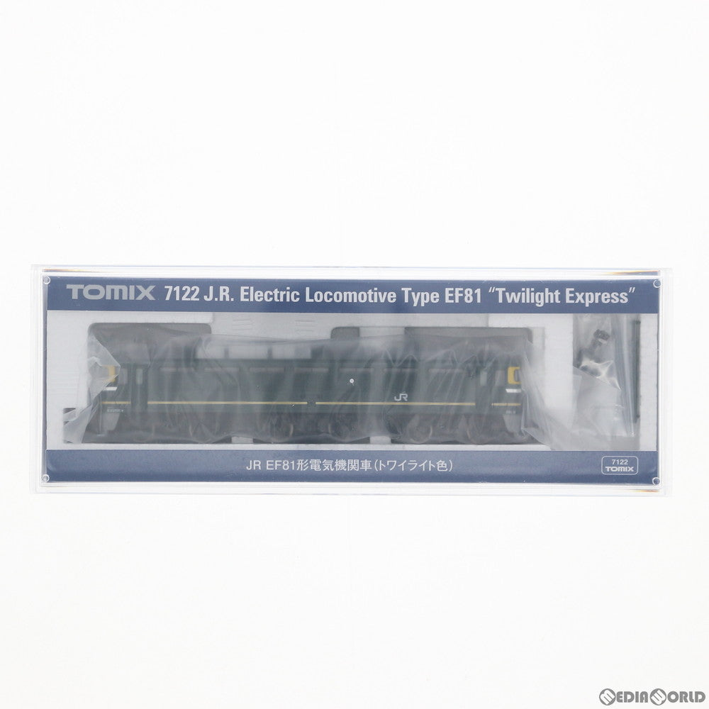 【中古即納】[RWM] 7122 JR EF81形電気機関車(トワイライト色) (動力付き) Nゲージ 鉄道模型 TOMIX(トミックス) (20191102)