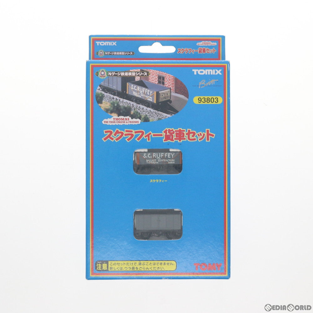【中古即納】[RWM] 93803 きかんしゃトーマス スクラフィー 貨車セット(2両) (動力無し) Nゲージ 鉄道模型 TOMIX(トミックス) (20040930)