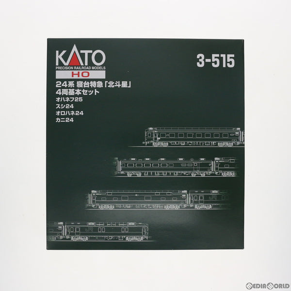 KATO HOゲージ 24系 寝台特急 北斗星 基本 4両セット 3-515 鉄道模型 ...