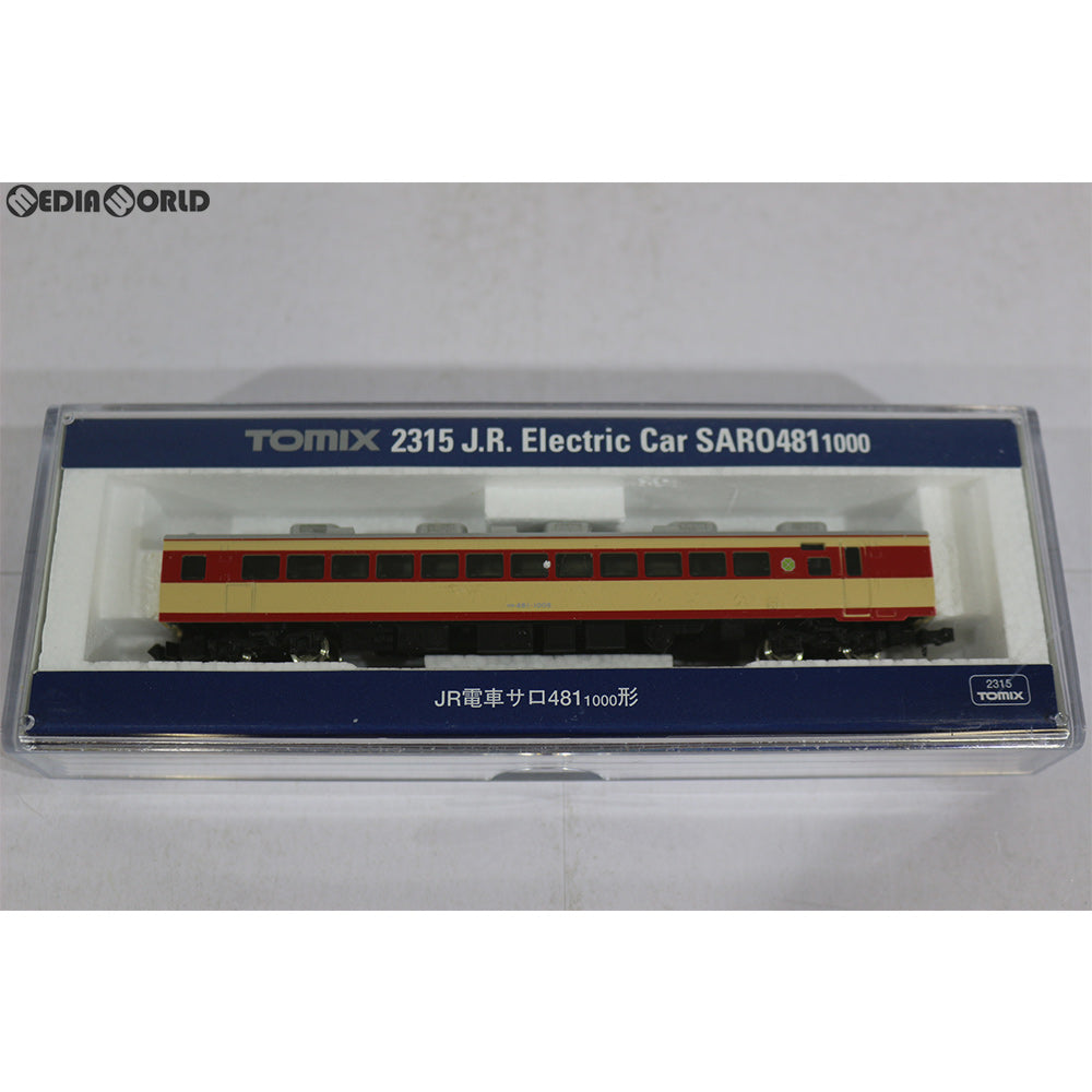 【中古即納】[RWM] 2315 JR電車 サロ481-1000形 Nゲージ 鉄道模型 TOMIX(トミックス) (19991231)
