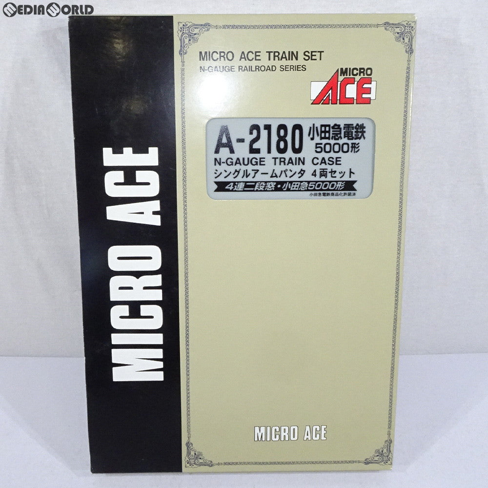 【中古即納】[RWM] A2180 小田急5000形 シングルアームパンタ 4両セット Nゲージ 鉄道模型 MICRO ACE(マイクロエース) (20070228)