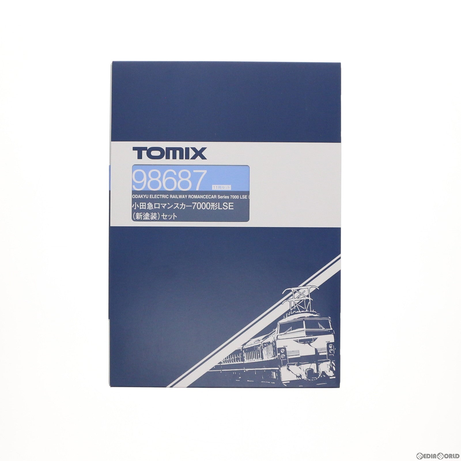 【中古即納】[RWM] 98687 小田急ロマンスカー7000形LSE(新塗装) セット(11両) (動力付き) Nゲージ 鉄道模型 TOMIX(トミックス) (20200201)