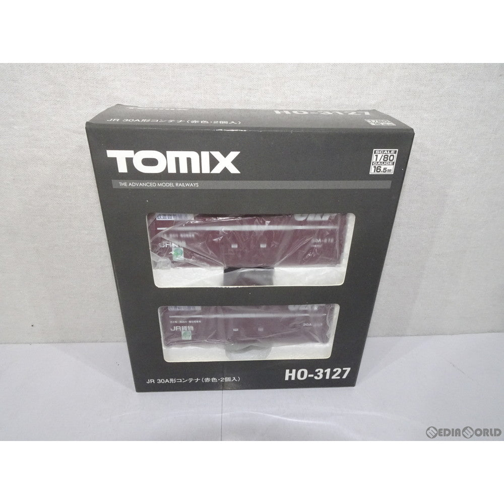 【中古即納】[RWM] HO-3127 JR 30A形コンテナ(赤色・2個入) HOゲージ 鉄道模型 TOMIX(トミックス) (20150330)