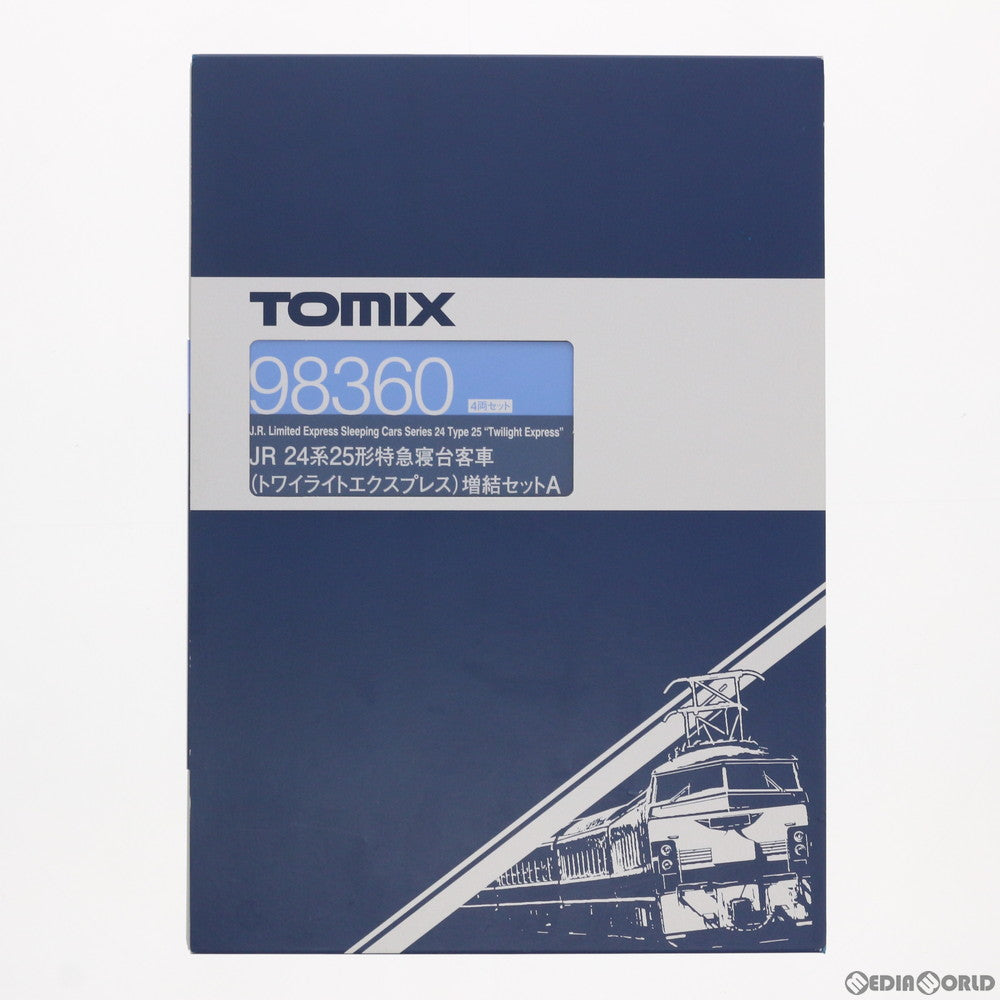 【中古即納】[RWM] 98360 JR 24系25形特急寝台客車(トワイライトエクスプレス) 増結セットA(4両) (動力無し) Nゲージ 鉄道模型 TOMIX(トミックス) (20200229)