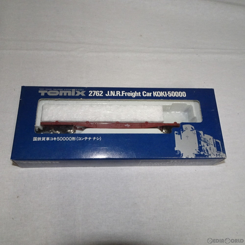 【中古即納】[RWM] 2762 国鉄貨車コキ50000形(コンテナナシ) Nゲージ 鉄道模型 TOMIX(トミックス) (20061231)