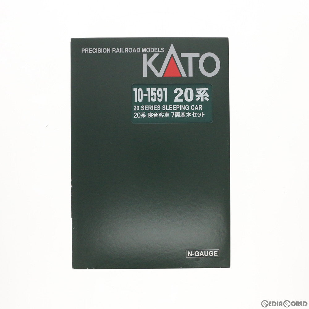 【中古即納】[RWM] 10-1591 20系 寝台客車 7両基本セット(動力無し) Nゲージ 鉄道模型 KATO(カトー) (20200328)