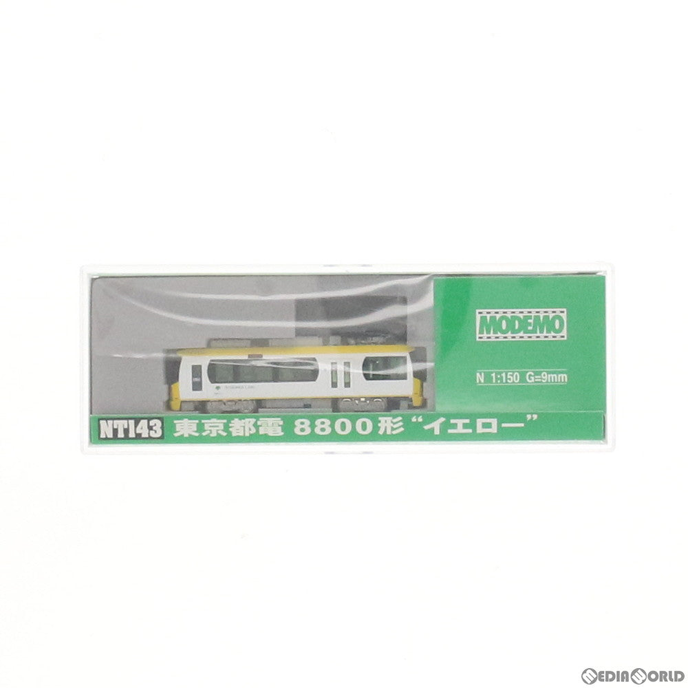 【中古即納】[RWM] NT143 東京都電 8800形 イエロー Nゲージ 鉄道模型 MODEMO(モデモ/ハセガワ) (20150917)