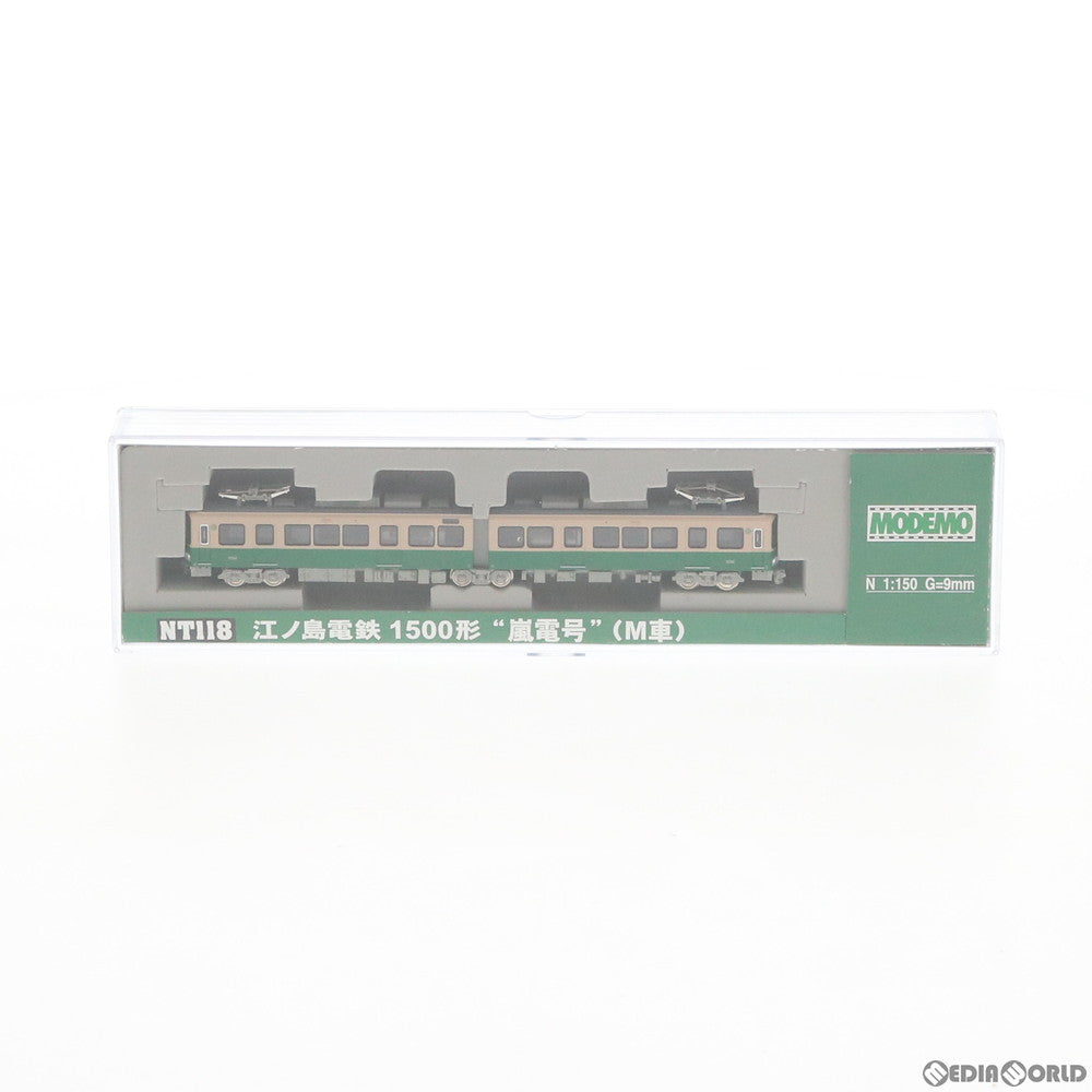 【中古即納】[RWM] NT118 江ノ島電鉄1500形 嵐電号(M車) Nゲージ 鉄道模型 MODEMO(モデモ/ハセガワ) (20101104)