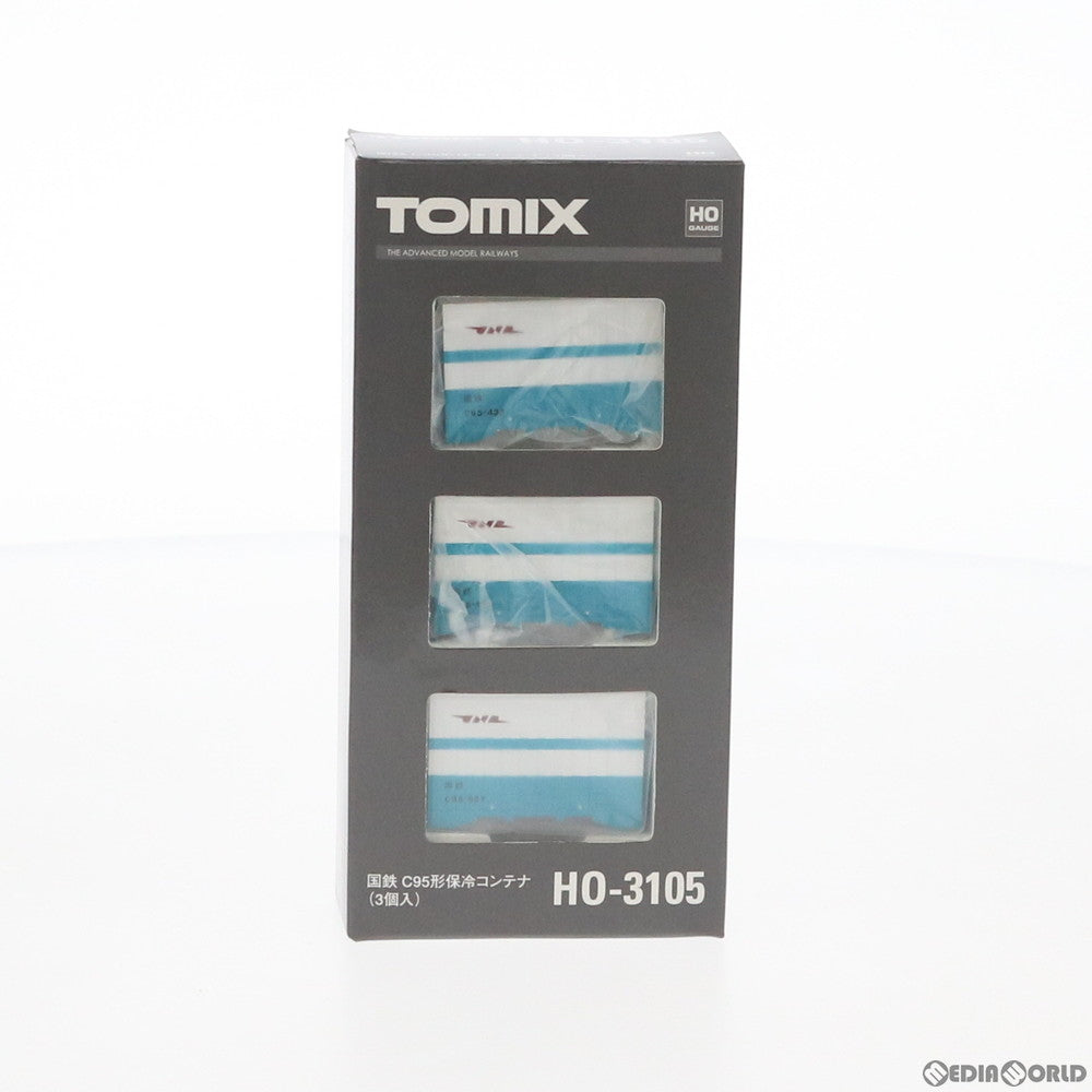 【中古即納】[RWM] HO-3105 国鉄 C95形保冷コンテナ(3個入) HOゲージ 鉄道模型 TOMIX(トミックス) (20090831)