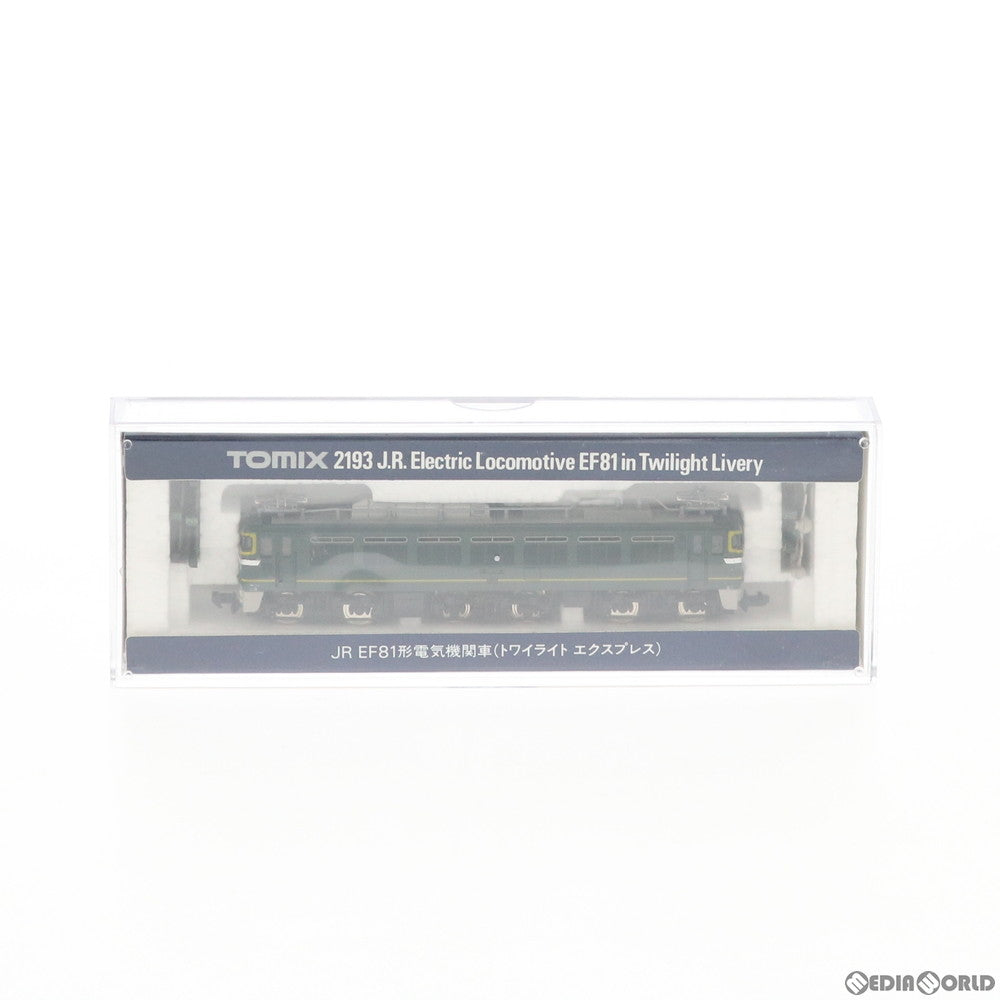 【中古即納】[RWM] 2193 JR EF81形電気機関車(トワイライトエクスプレス) (動力付き) Nゲージ 鉄道模型 TOMIX(トミックス) (19971231)