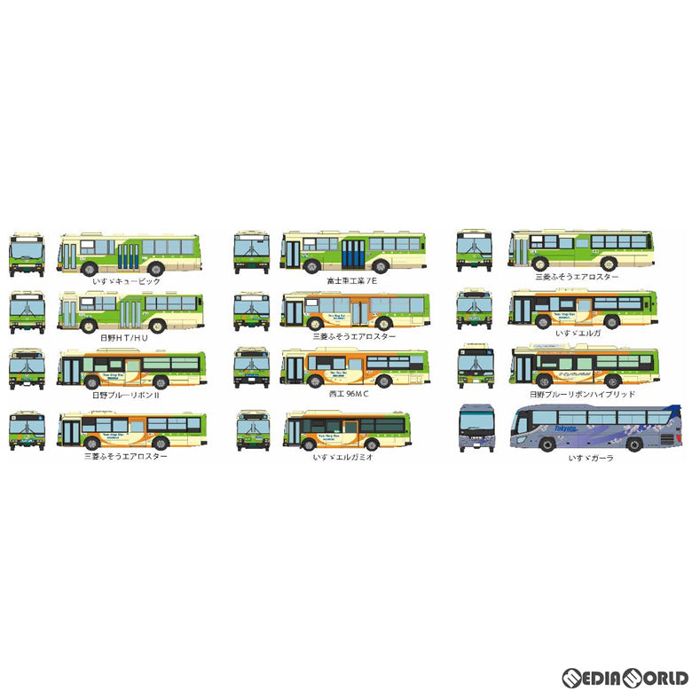 【新品即納】[RWM] (BOX) 313182 ザ・バスコレクション 都バススペシャル Nゲージ 鉄道模型(12個) TOMYTEC(トミーテック) (20201225)