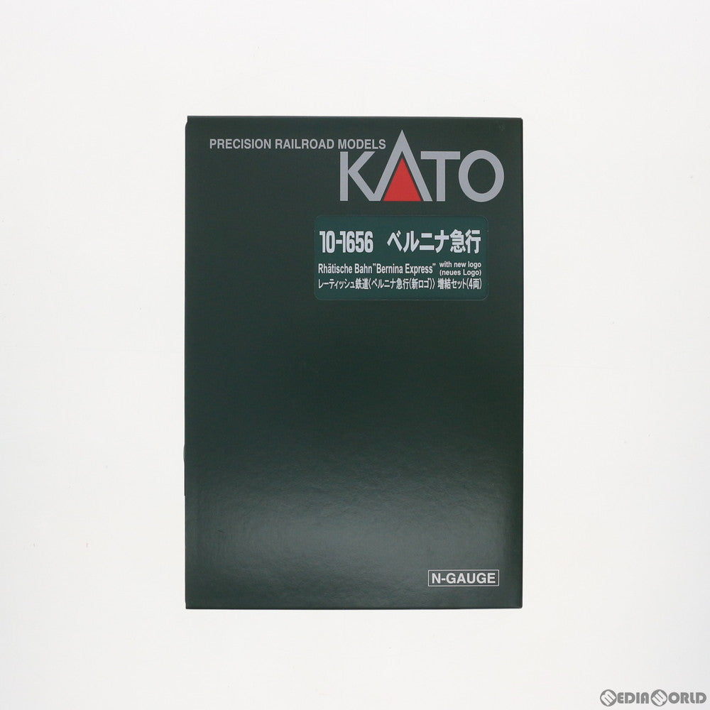 【中古即納】[RWM] 10-1656 レーティッシュ鉄道 ベルニナ急行(新ロゴ) 増結セット(4両) (動力無し) Nゲージ 鉄道模型 KATO(カトー) (20210131)