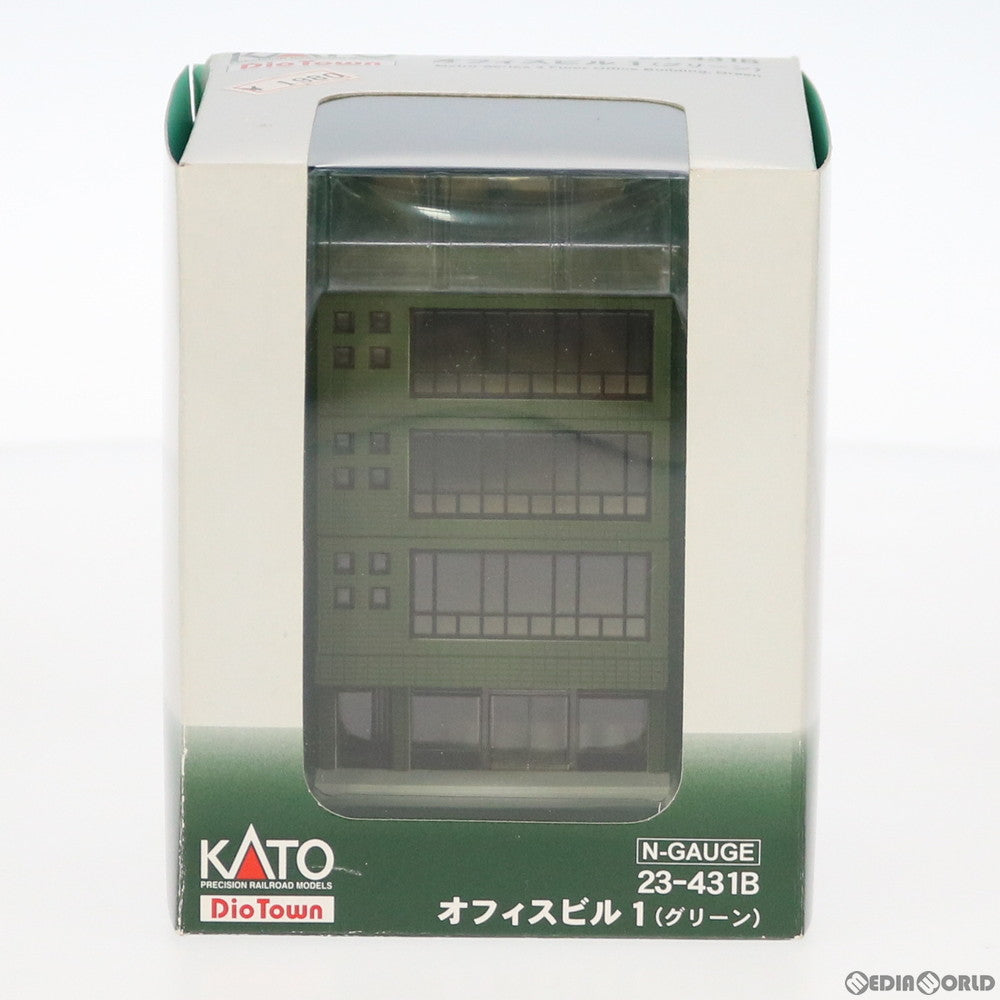 【中古即納】[RWM] 23-431B DioTown(ジオタウン) オフィスビル1B(グリーン) Nゲージ 鉄道模型 KATO(カトー) (20041130)