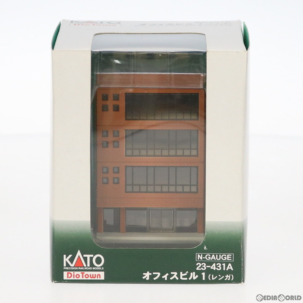 【中古即納】[RWM] 23-431A DioTown(ジオタウン) オフィスビル1(レンガ) Nゲージ 鉄道模型 KATO(カトー) (20040831)