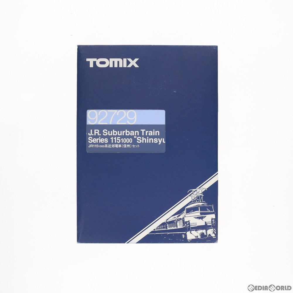 【中古即納】[RWM] 92729 JR 115-1000系近郊電車(信州) 6両セット(動力付き) Nゲージ 鉄道模型 TOMIX(トミックス) (20010630)