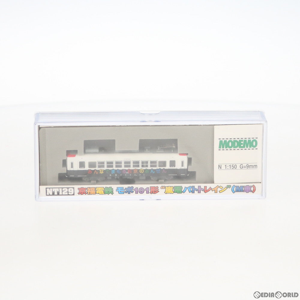 【中古即納】[RWM] NT129 京福電鉄 モボ101形 嵐電パトトレイン(M車) (動力付き) Nゲージ 鉄道模型 MODEMO(モデモ/ハセガワ) (20120331)