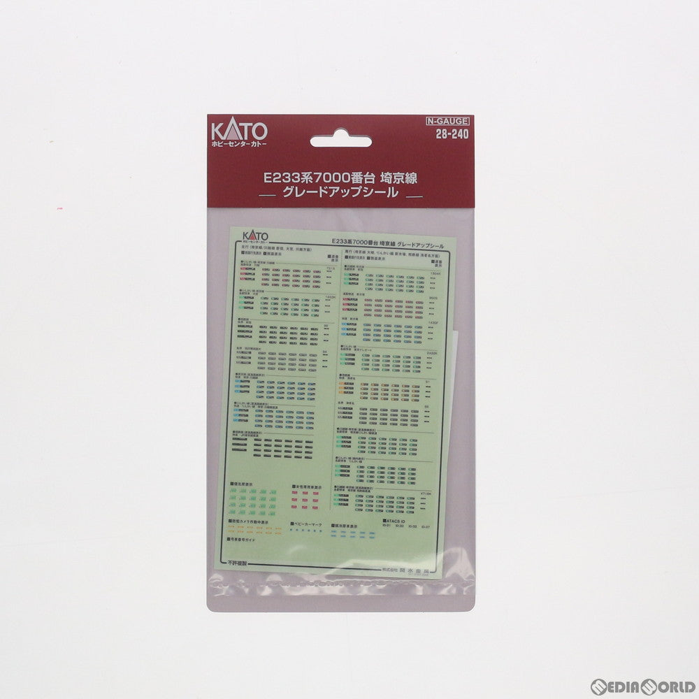 【中古即納】[RWM] 28-240 E233系7000番台 埼京線 グレードアップシール Nゲージ 鉄道模型 ホビーセンターカトー/KATO(20200731)