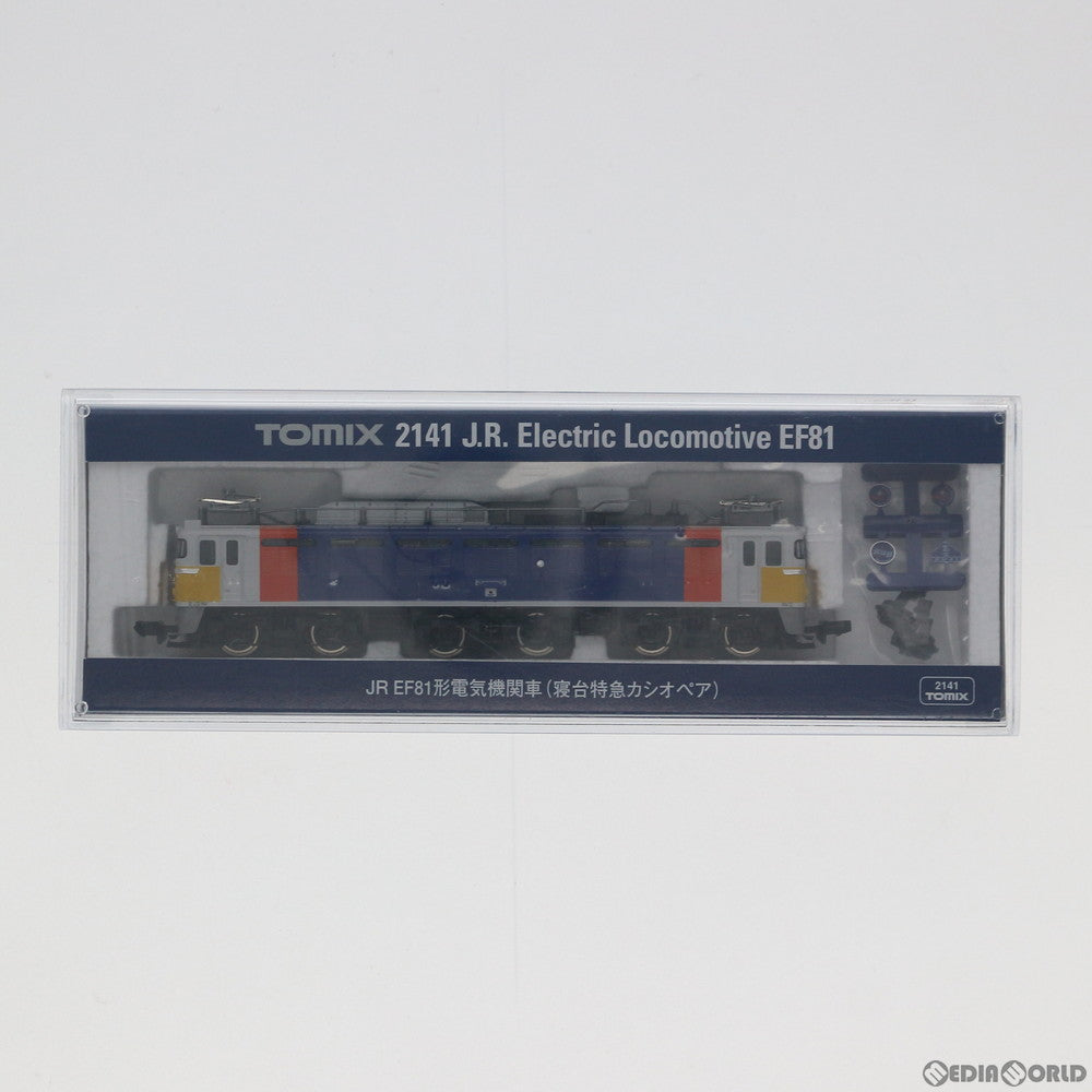 【中古即納】[RWM] 2141 JR EF81形電気機関車(寝台特急カシオペア) (動力付き) Nゲージ 鉄道模型 TOMIX(トミックス) (19991231)