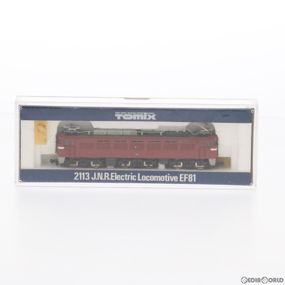 【中古即納】[RWM] 2113 国鉄EF81形 電気機関車(動力付き) Nゲージ 鉄道模型 TOMIX(トミックス) (19991231)