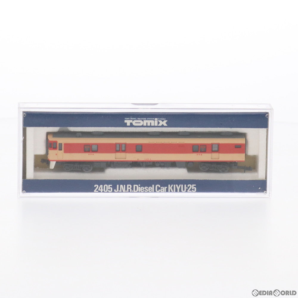 【中古即納】[RWM] 2405 国鉄キユ25形 ディーゼル動車(動力無し) Nゲージ 鉄道模型 TOMIX(トミックス) (19991231)