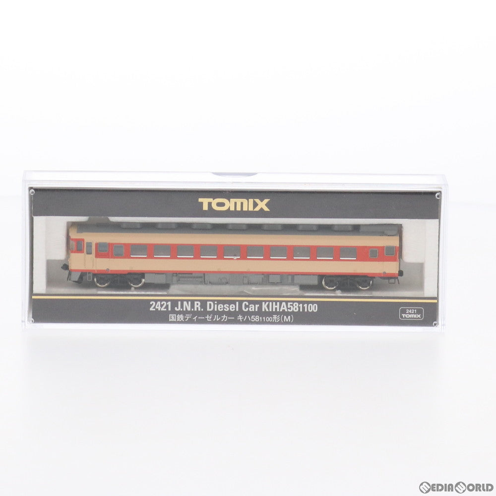 【中古即納】[RWM] 2421 国鉄ディーゼルカー キハ58-1100形(M) (動力付き) Nゲージ 鉄道模型 TOMIX(トミックス) (19991231)