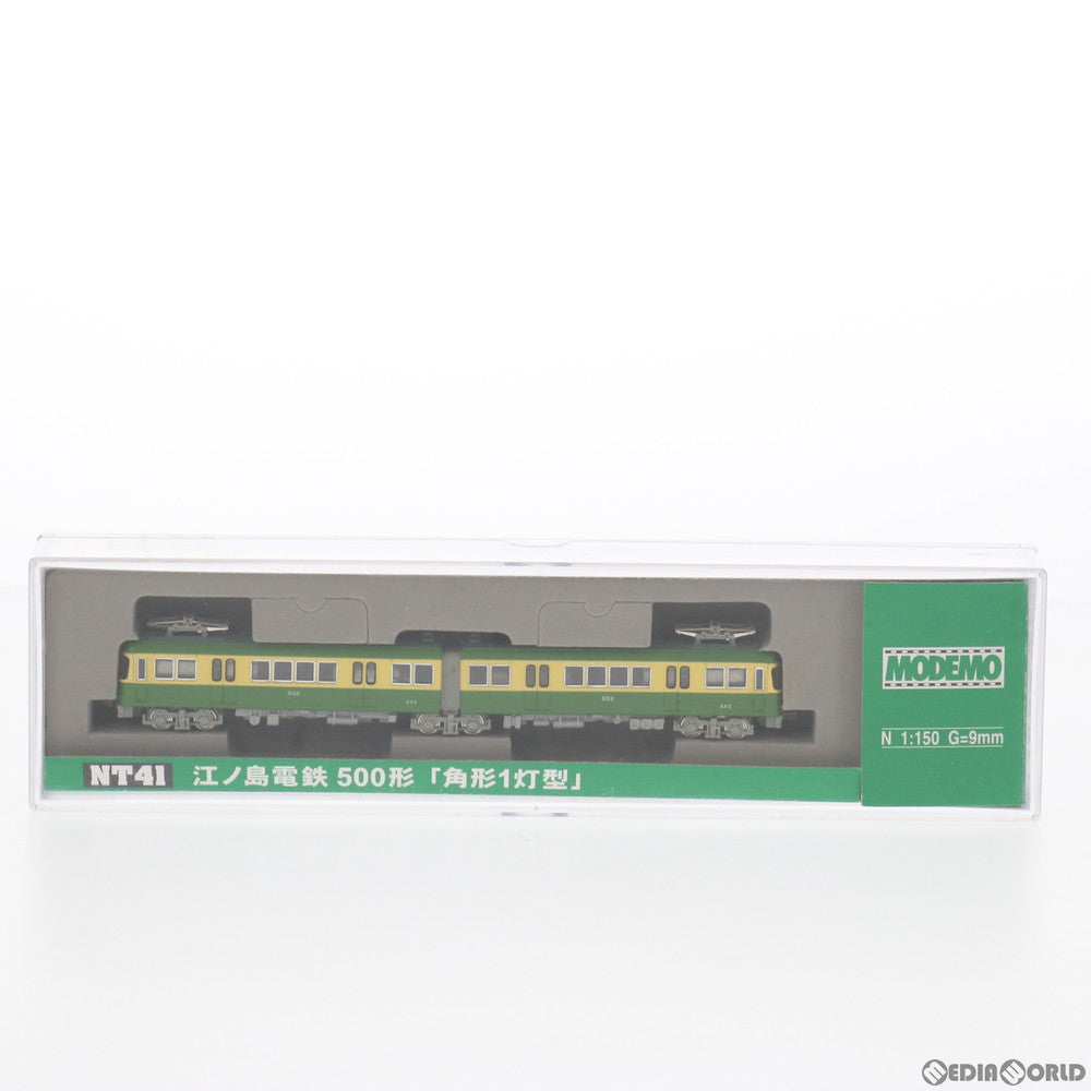 【中古即納】[RWM] NT41 江ノ島電鉄 500形 「角型1灯型」(2両セット) (動力付き) Nゲージ 鉄道模型 MODEMO(モデモ/ハセガワ) (20040930)