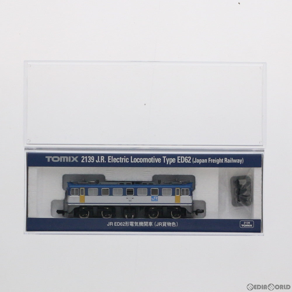 【中古即納】[RWM] 2139 JR ED62形電気機関車(JR貨物色) (動力付き) Nゲージ 鉄道模型 TOMIX(トミックス) (19991231)