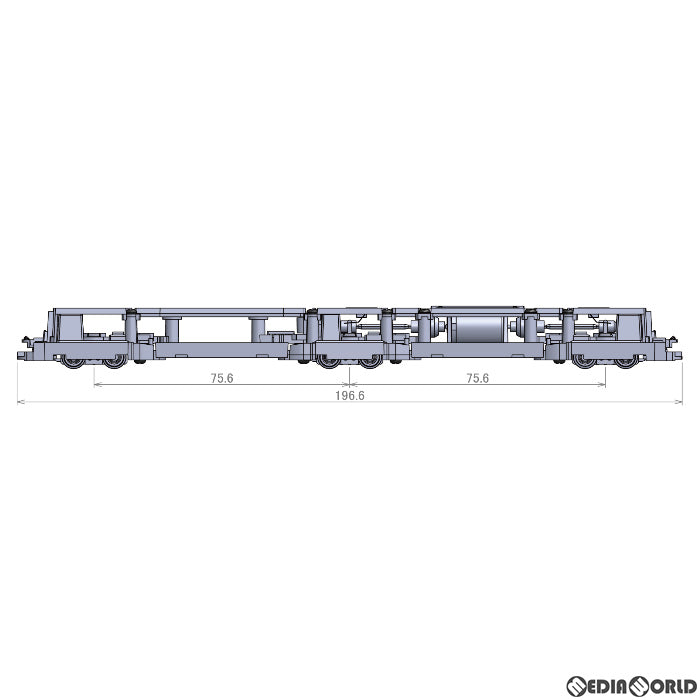 【新品即納】[RWM] 319054 鉄道コレクション(鉄コレ) 動力ユニット LRT用5連接 TM-LRT05 Nゲージ 鉄道模型 TOMYTEC(トミーテック) (20220227)