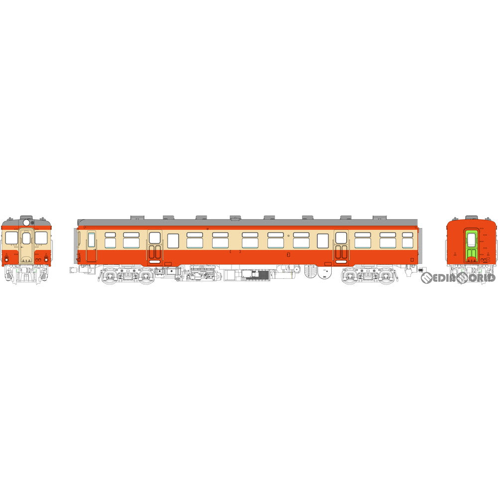 【新品即納】[RWM] TW-K25AM-2 キハ25バス窓(色:朱、クリーム) 台車DT19(動力付き) HOゲージ 鉄道模型 TRAMWAY(トラムウェイ) (20220602)
