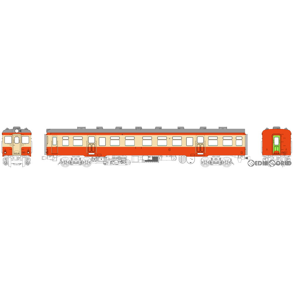 【新品即納】[RWM] TW-K25BT キハ25バス窓(色:朱、クリーム) 台車DT22(動力無し) HOゲージ 鉄道模型 TRAMWAY(トラムウェイ) (20220602)