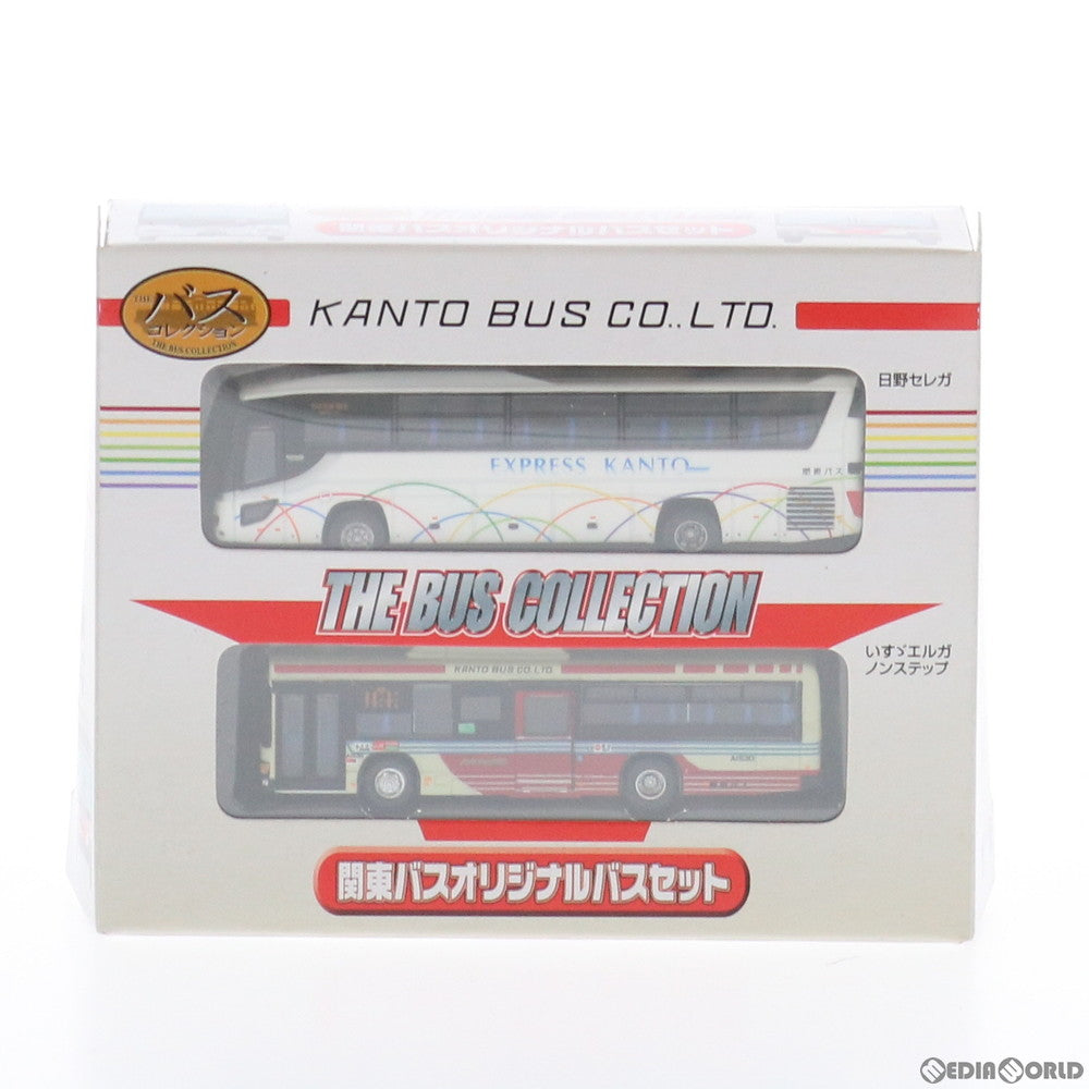 【中古即納】[RWM] ザ・バスコレクション(バスコレ) 関東バス 日野 セレガ&いすづ エルガ ノンステップ(2台セット) 関東バスオリジナルバスセット Nゲージ 鉄道模型 TOMYTEC(トミーテック) (20120708)