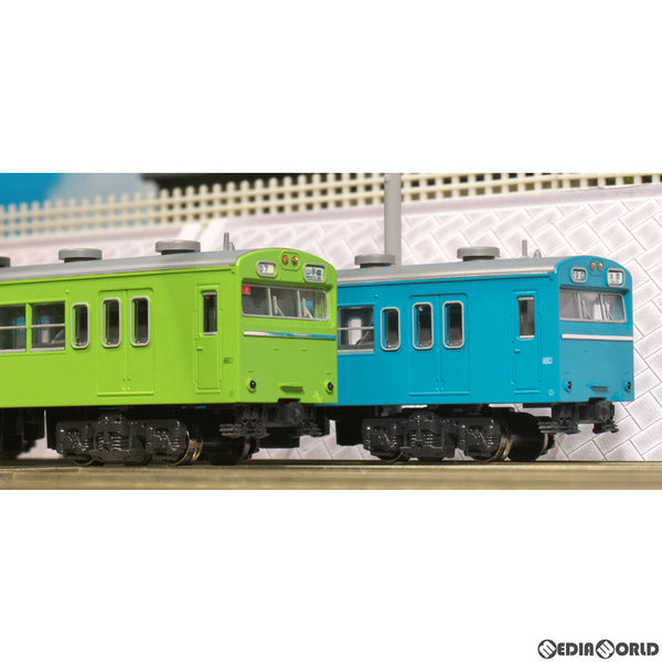 RWM]10-1744A 103系(スカイブルー) 中間車3両セット(動力無し) Nゲージ 鉄道模型 KATO(カトー)