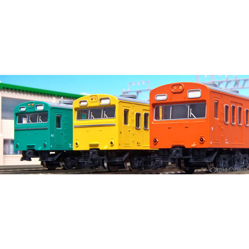 【新品】【お取り寄せ】[RWM]10-1743D 103系(カナリア) 4両セット(動力付き) Nゲージ 鉄道模型  KATO(カトー)(20220429)