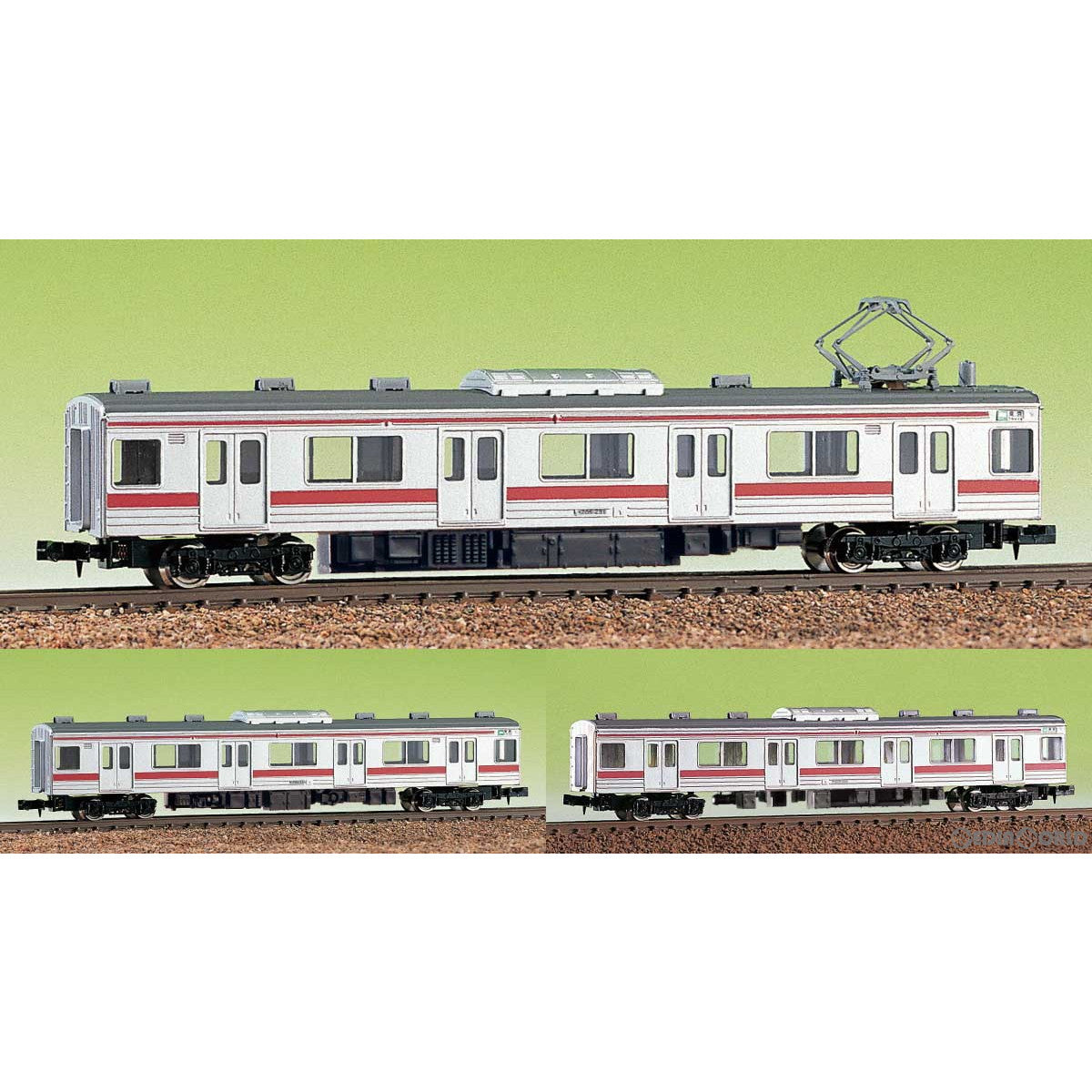 【新品即納】[RWM] (再販) 406-1 JR205系(後期型) 増結用中間車3両セット エコノミーキット 未塗装組立てキット(動力無し) Nゲージ 鉄道模型 GREENMAX(グリーンマックス) (20230218)