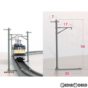【新品】【お取り寄せ】[RWM] 13429 単線架線柱 灰(15本入) Nゲージ 鉄道模型 TGW(津川洋行) (20080810)