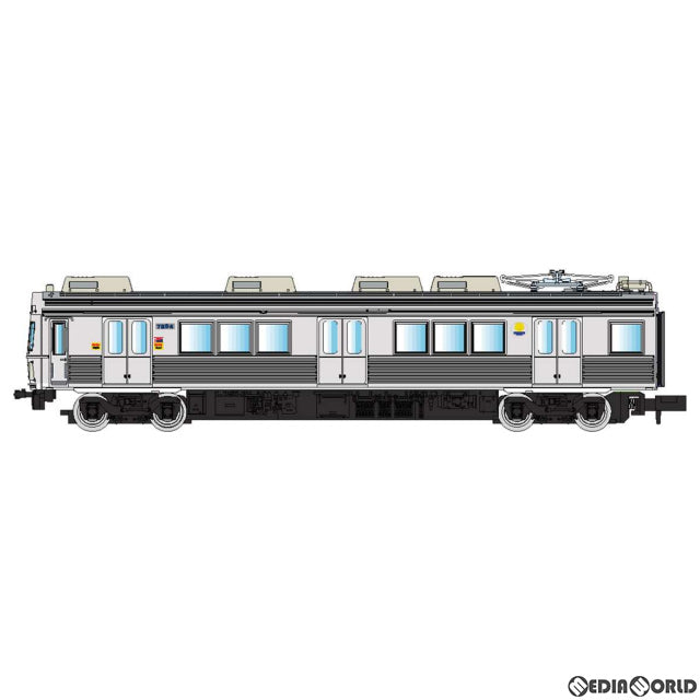 【新品即納】[RWM] A1321 上田電鉄7200系 帯なし 2両セット(動力付き) Nゲージ 鉄道模型 MICRO ACE(マイクロエース) (20220609)
