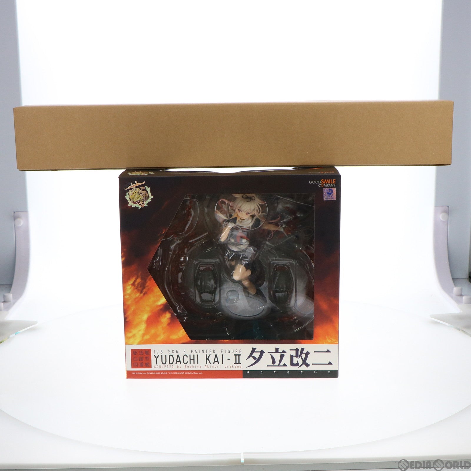 【中古即納】[FIG]GOODSMILE ONLINE SHOP限定特典付属 夕立改二(ゆうだちかいに) 艦隊これくしょん -艦これ- 1/8 完成品 フィギュア グッドスマイルカンパニー(20170331)