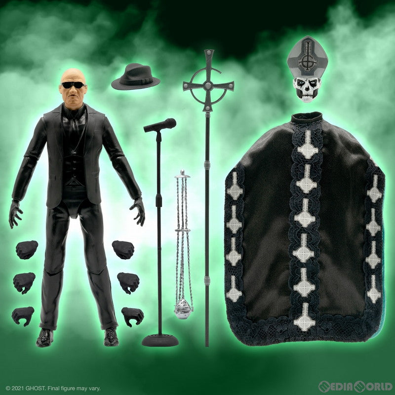 【新品即納】[FIG] Ghost(ゴースト) パパ・エメリトゥス II世 アルティメイト 7インチ アクションフィギュア スーパー7(20221231)
