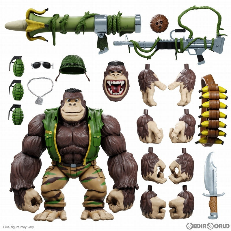 【新品即納】[FIG] ゲリラ・ゴリラ ティーンエイジ・ミュータント・ニンジャ・タートルズ TMNT wave 7 アルティメイト 8インチ アクションフィギュア スーパー7(20230319)