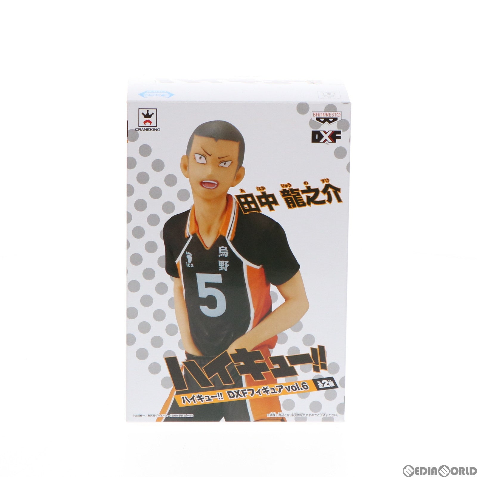 【中古即納】[FIG] 田中龍之介(たなかりゅうのすけ) ハイキュー!! DXFフィギュアvol.6 プライズ(49653) バンプレスト(20150604)