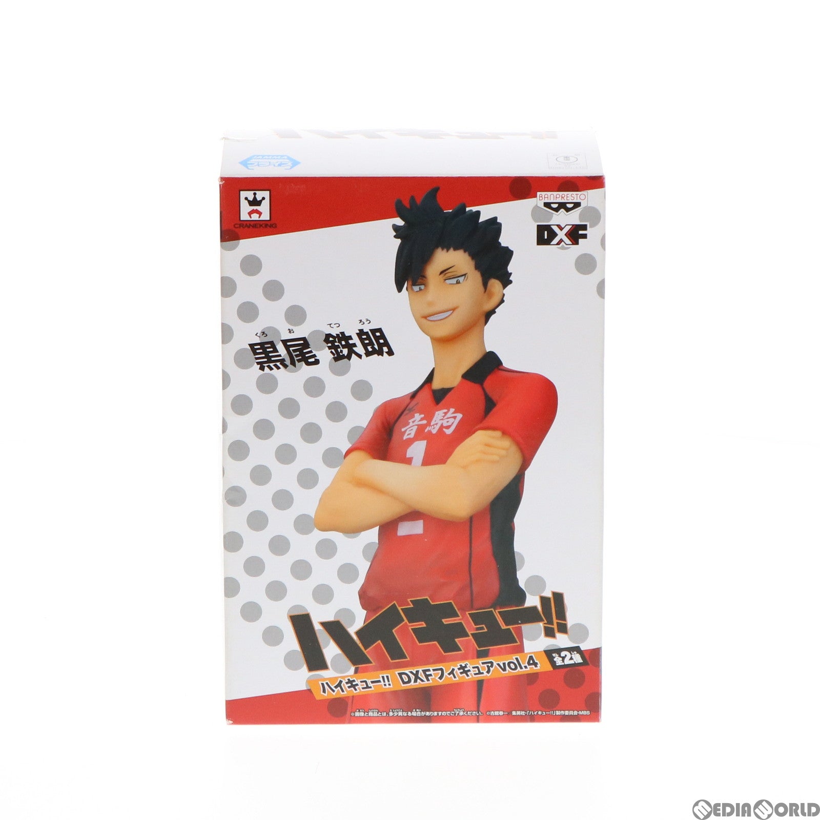 【中古即納】[FIG] 黒尾鉄朗(くろおてつろう) ハイキュー!! DXFフィギュアvol.4 プライズ(49257) バンプレスト(20141120)